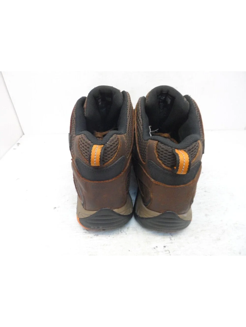 MERRELL Mens MOAB 2 VERTEX MID WATERPROOF Comp Toe Work Boots J19483W Brown 8W